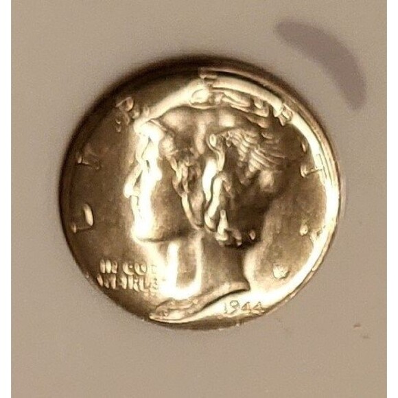 1944 S Mercury Dime MS67 NGC - Picture 3 of 4